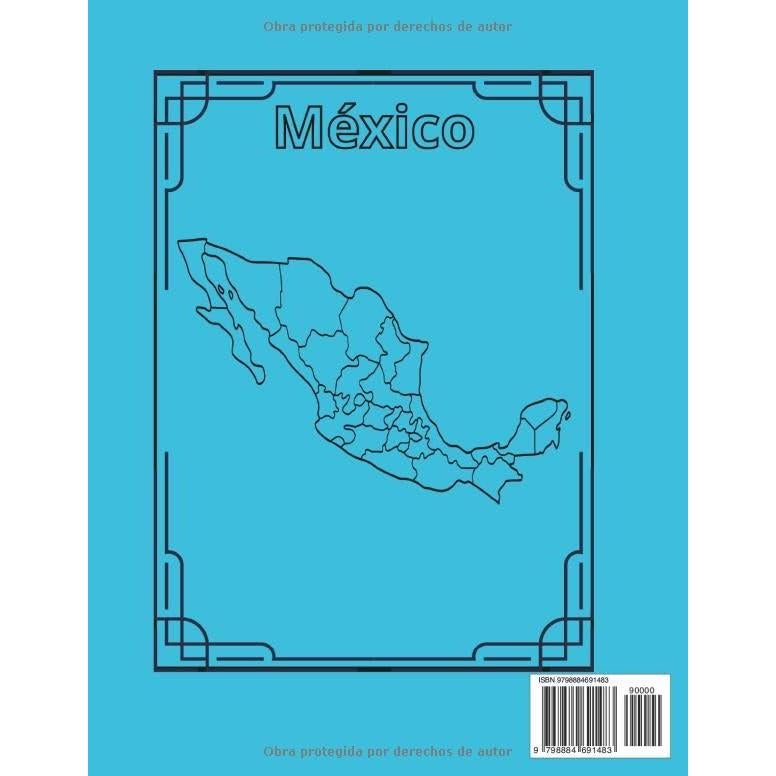 Libro para colorear países que hablan español: Para niños (Spanish Edition)