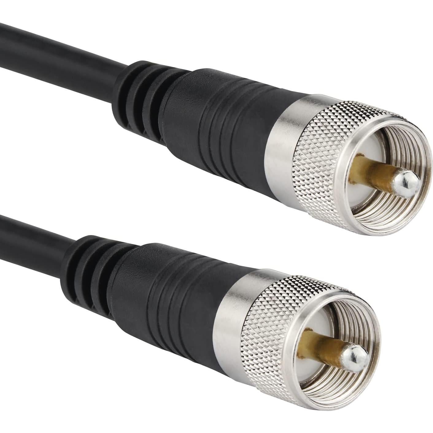 Cable Coaxial RG8X 5.49m Ullnosoo UHF PL259 Macho a Macho