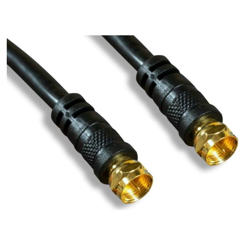 Cable Coaxial RG-6 Cablelera 1.83m Conector Tipo F Oro