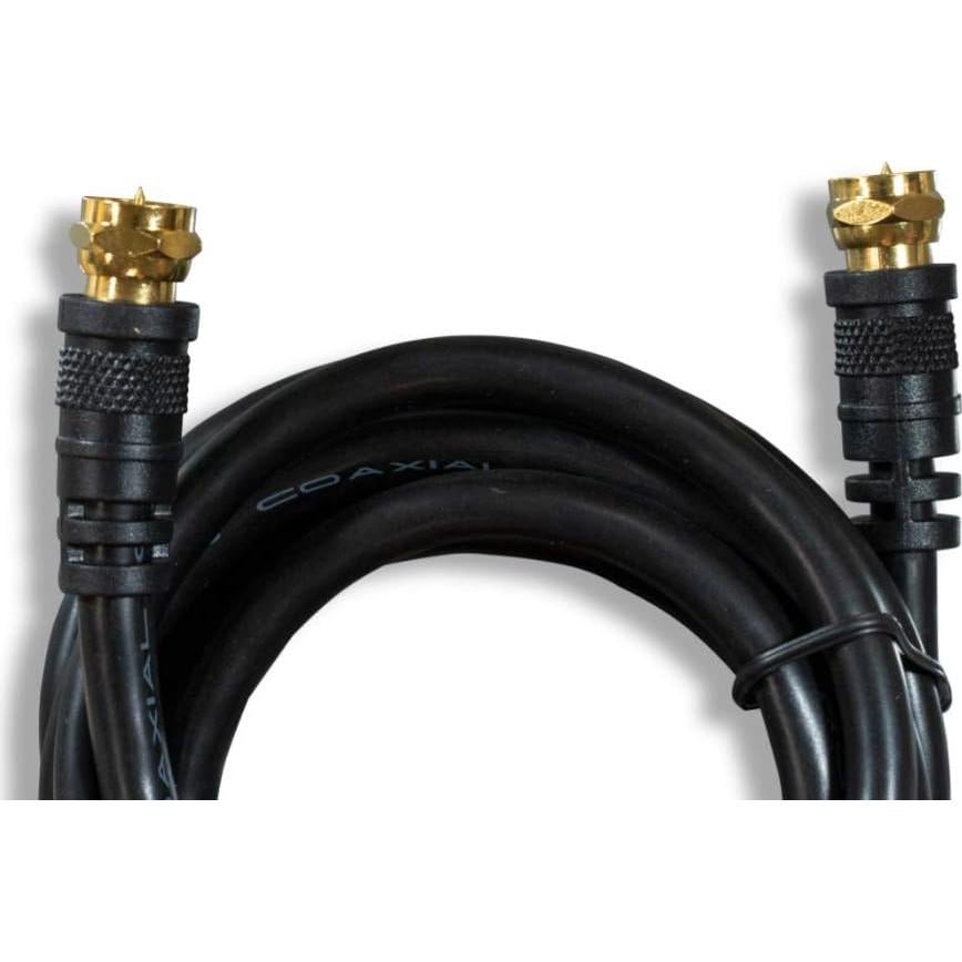Cable Coaxial RG-6 Cablelera 1.83m Conector Tipo F Oro