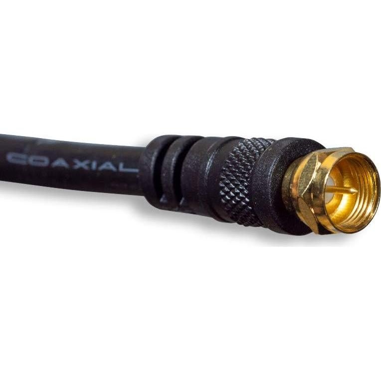 Cable Coaxial RG-6 Cablelera 1.83m Conector Tipo F Oro