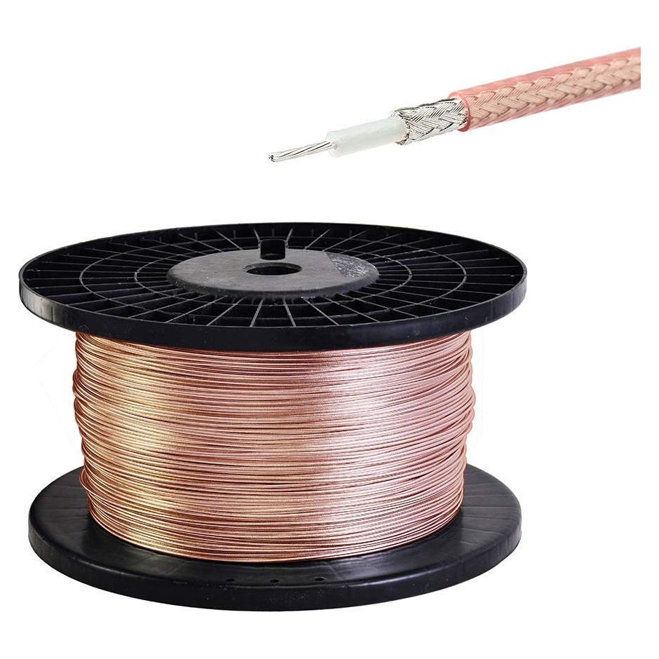 Cable coaxial RG316 15.24m Eightwood 50 Ohm 3000MHz