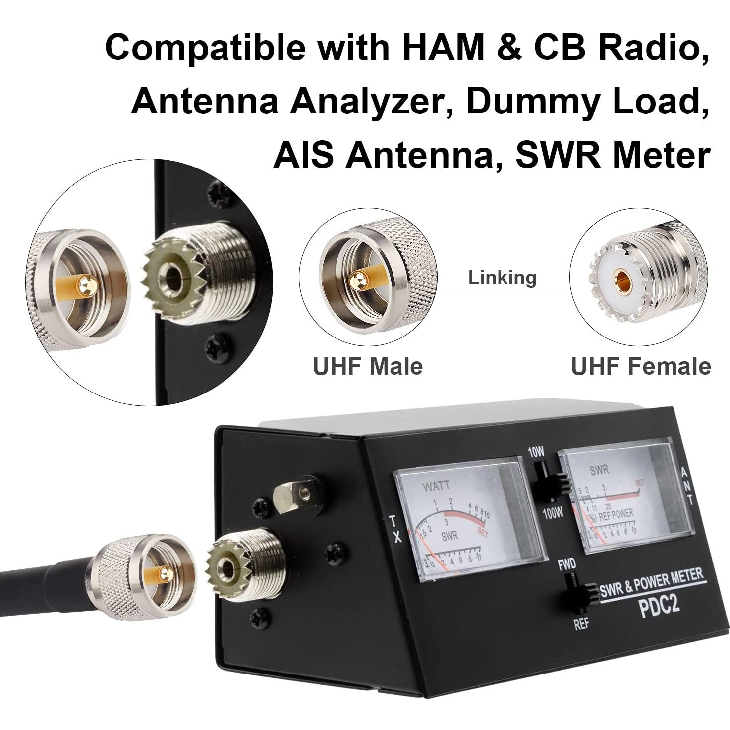 Cable Coaxial UHF KMR 400 PL-259 6.1 m XRDS-RF Baja Pérdida