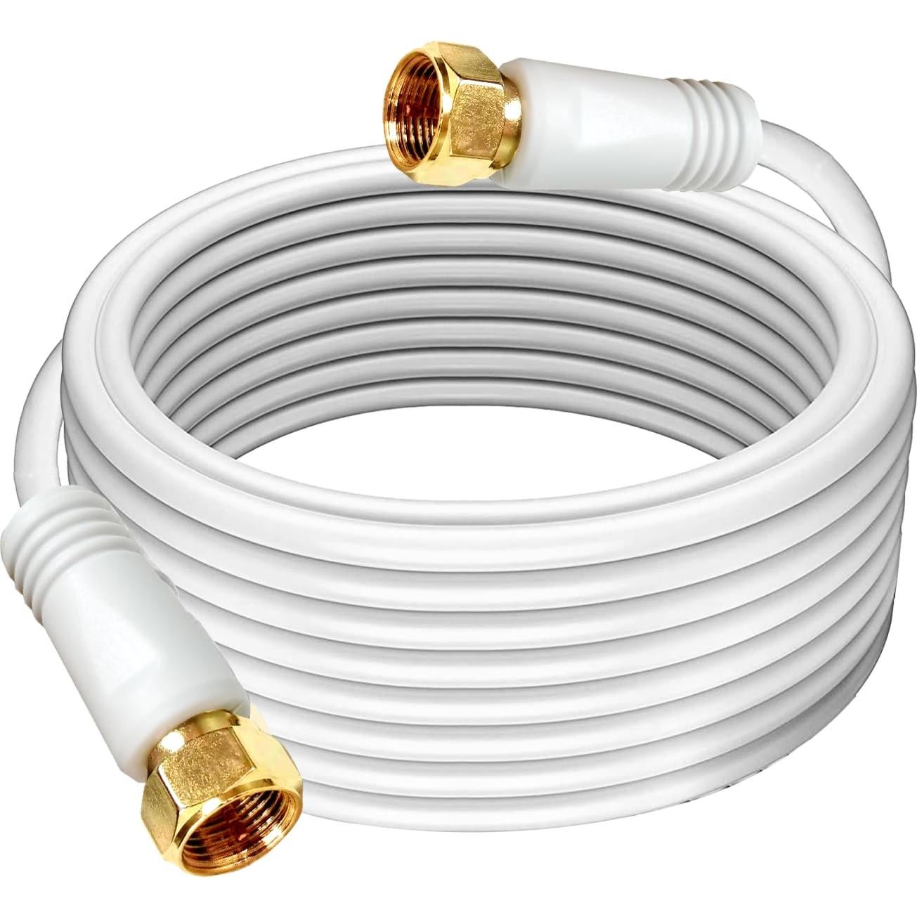 Cable Coaxial RG6 30.48 m Doble Blindado para Internet y TV