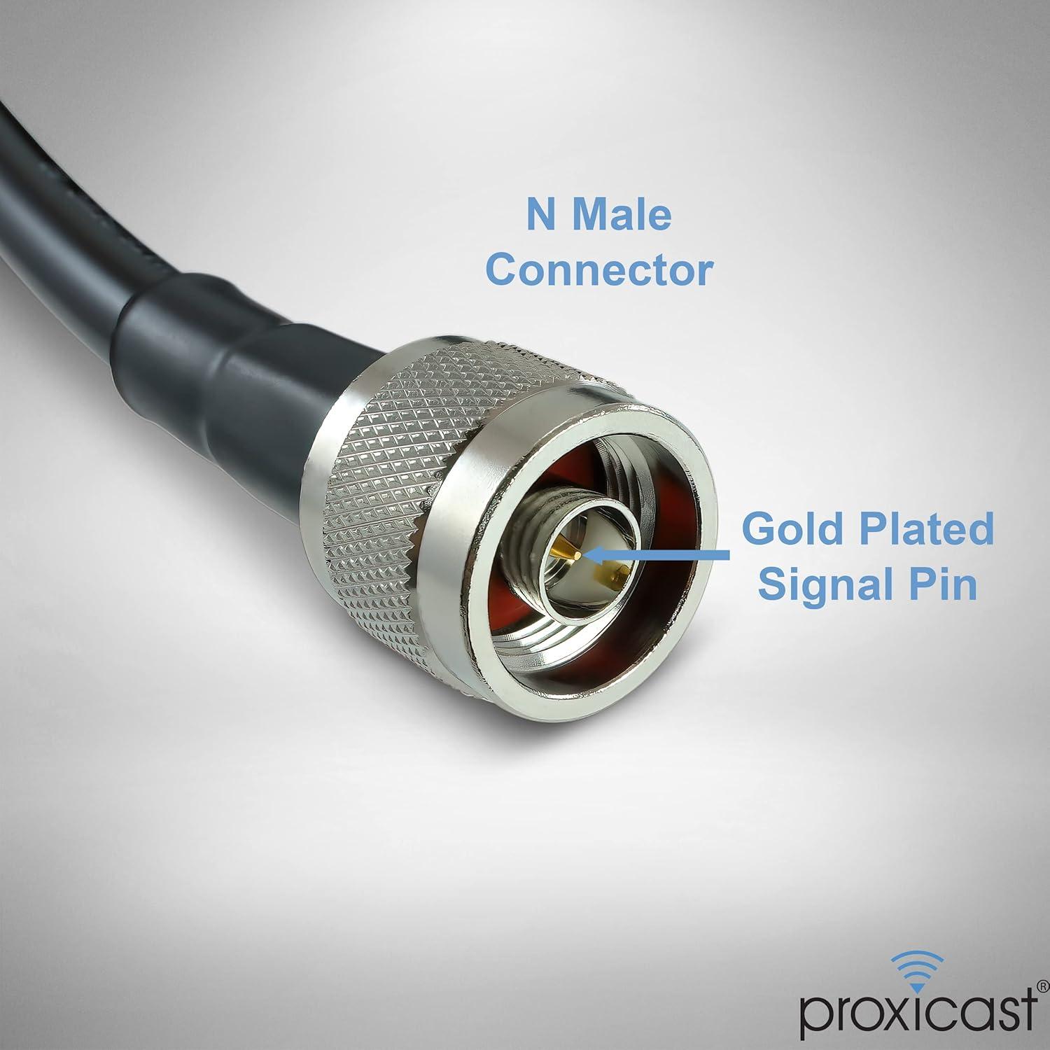 Cable Coaxial Proxicast 15.24 m Macho a Macho N 50 Ohm