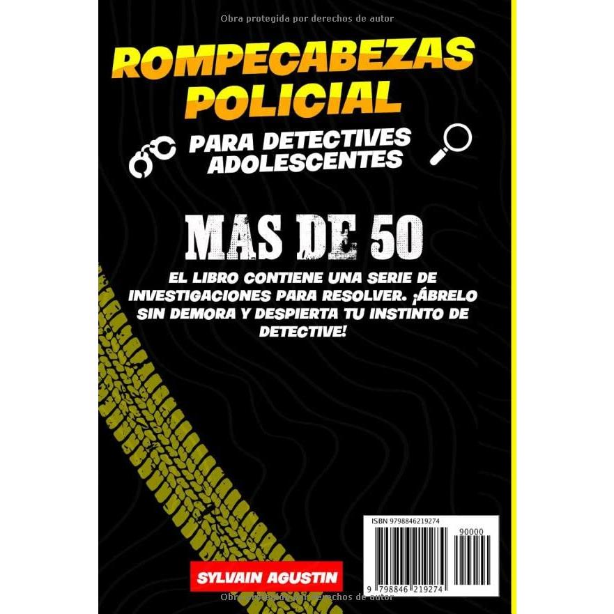 Rompecabezas policial para detectives adolescentes: Libro de investigaciones a resolver para adolescentes a partir de 12 años (soluciones incluidas)| ... las historias de detectives (Spanish Edition)