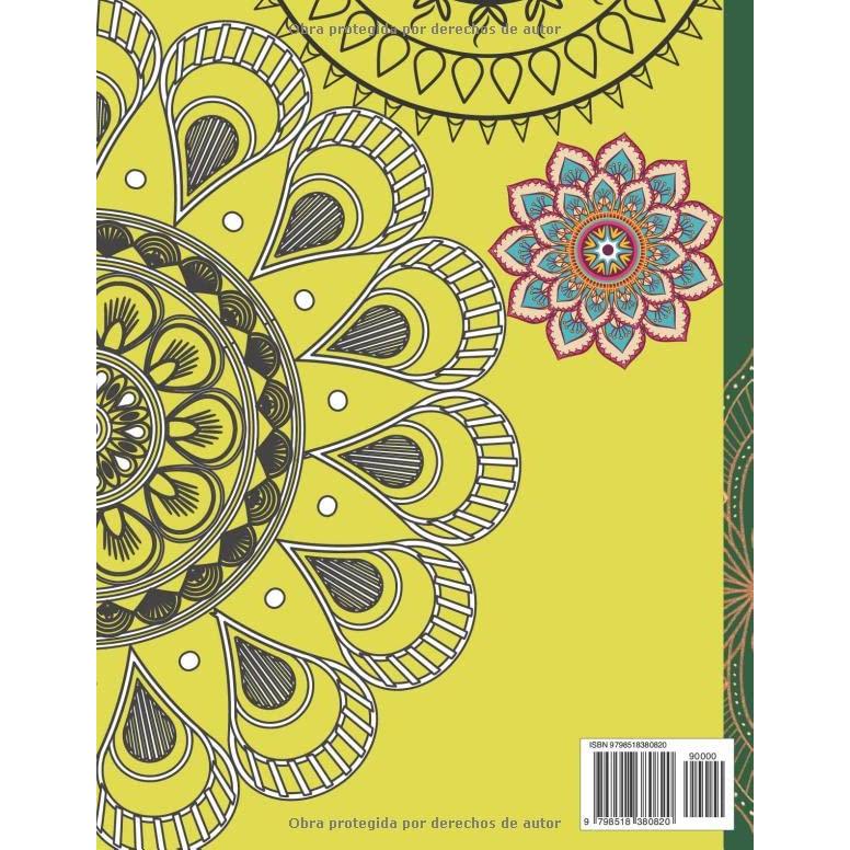 MANDALA grande para la tercera edad: Mandalas relajantes esperando a que los descubras y colorees ׀ Libro adecuado para todos los mayores que quieran ... colorear sencillo y fácil (Spanish Edition)