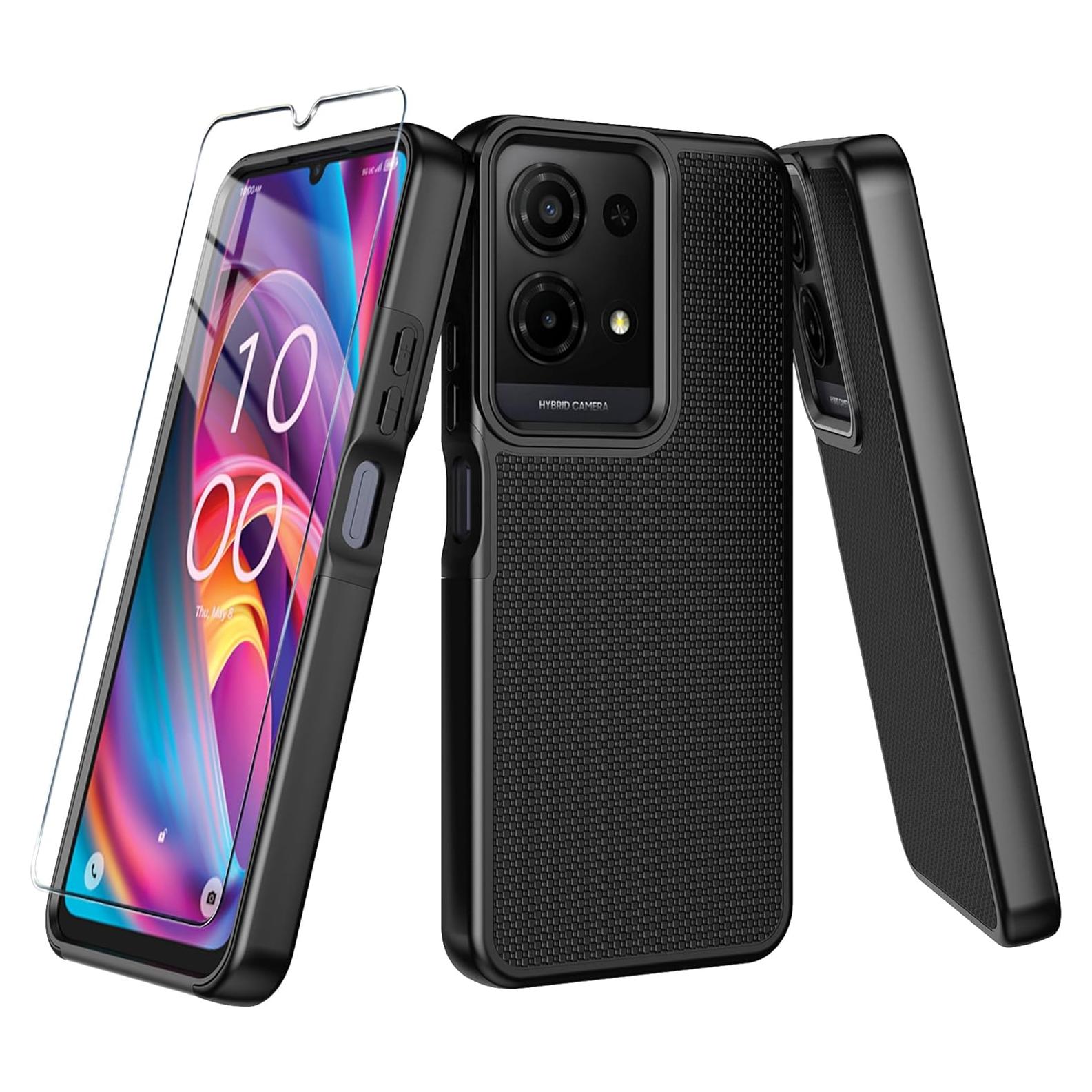 Funda para TCL K32/K33 5G 2025 con protector de pantalla