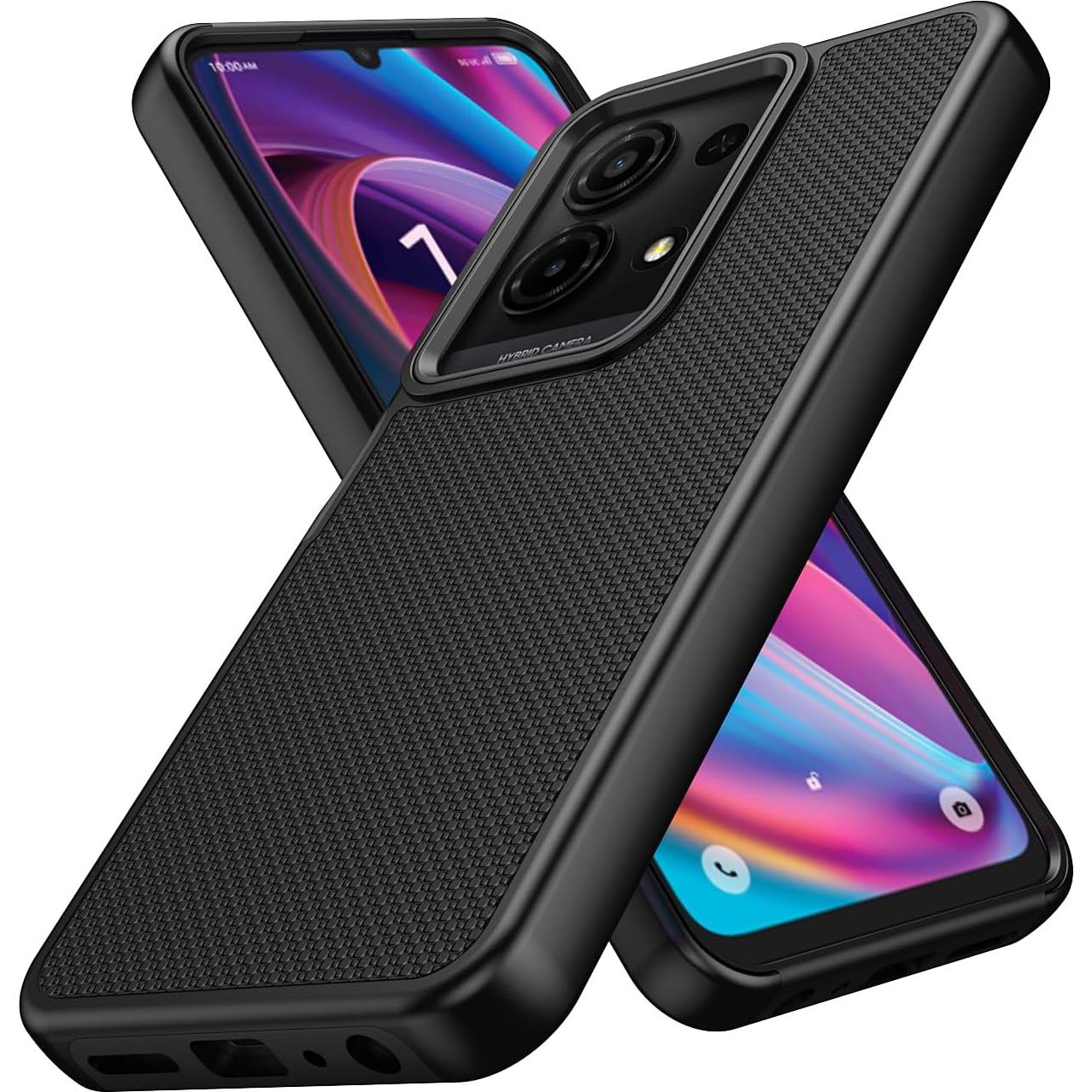 Funda para TCL K32/K33 5G 2025 con protector de pantalla