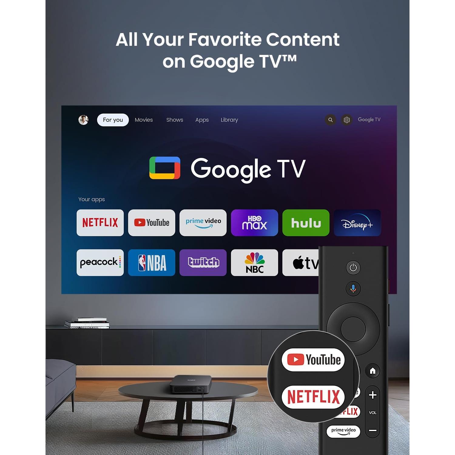 Proyector Láser Portátil Dangbei Atom 1080p 180" HDR10 WiFi