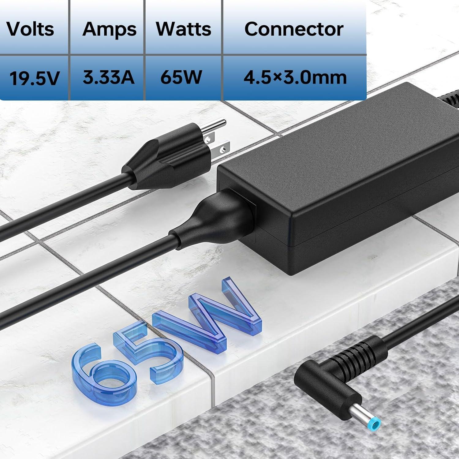 Cargador Laptop 65W Aimusen HP Elitebook Probook 19.5V 3.33A