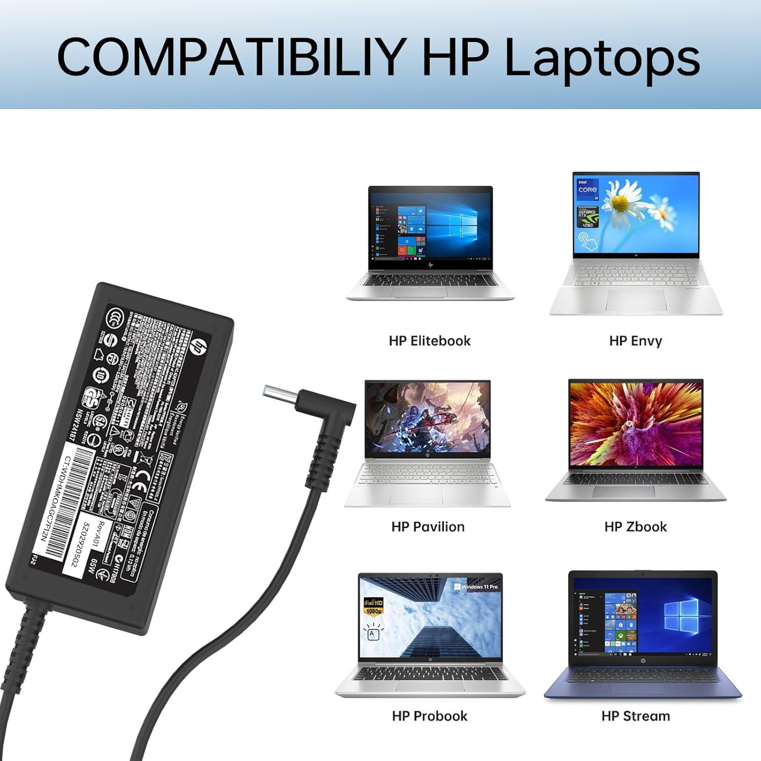 Cargador Laptop 65W Aimusen HP Elitebook Probook 19.5V 3.33A