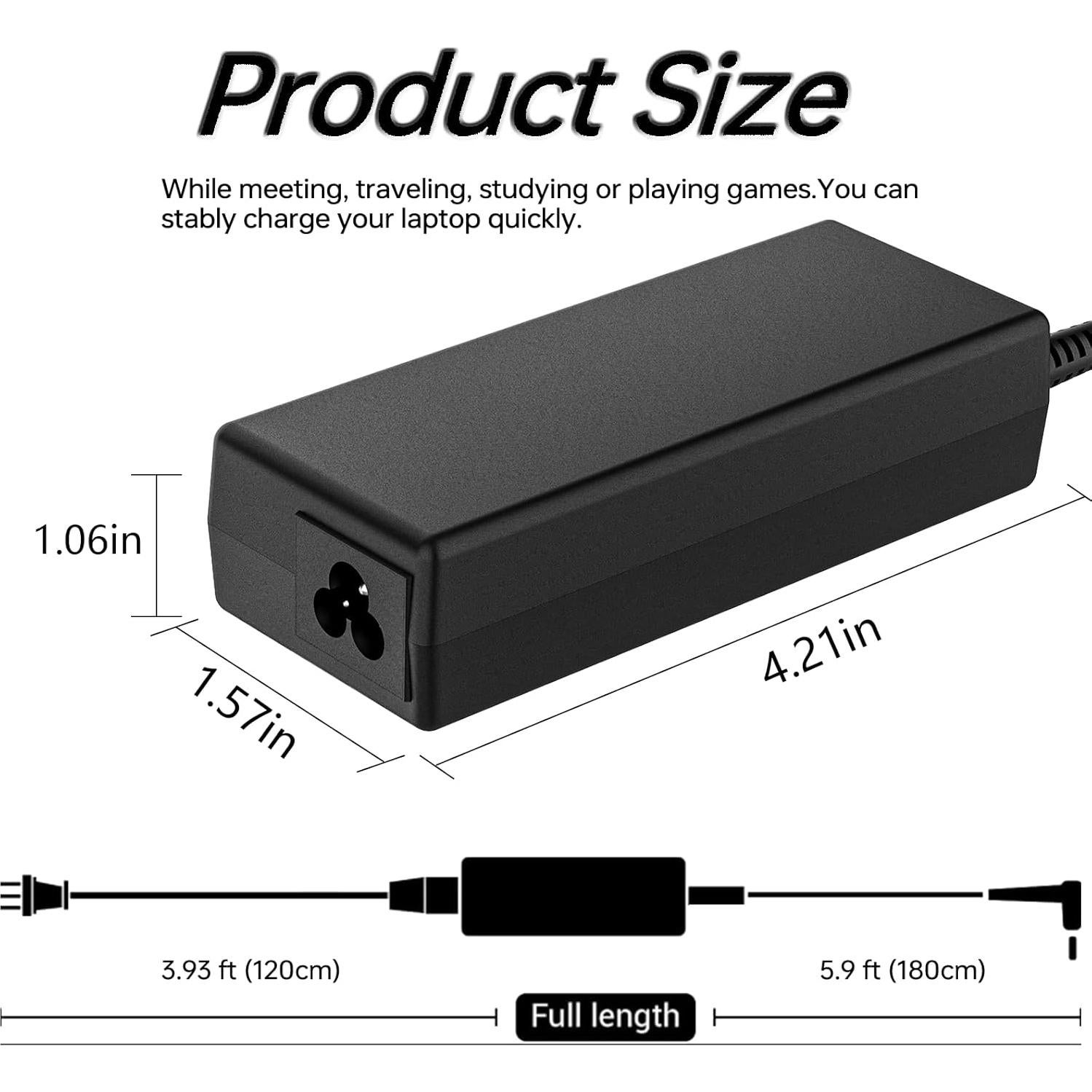 Cargador Laptop 65W Aimusen HP Elitebook Probook 19.5V 3.33A