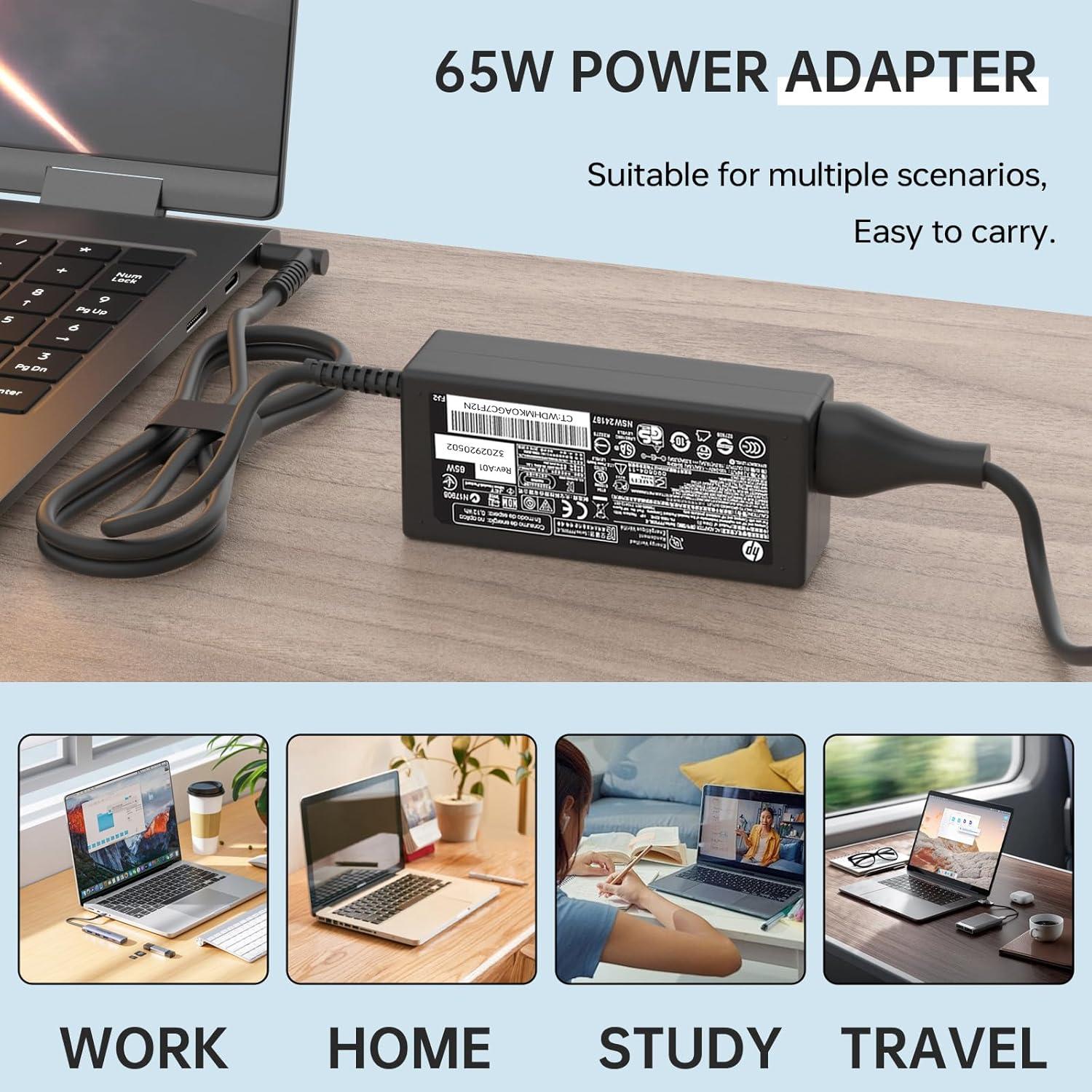Cargador Laptop 65W Aimusen HP Elitebook Probook 19.5V 3.33A