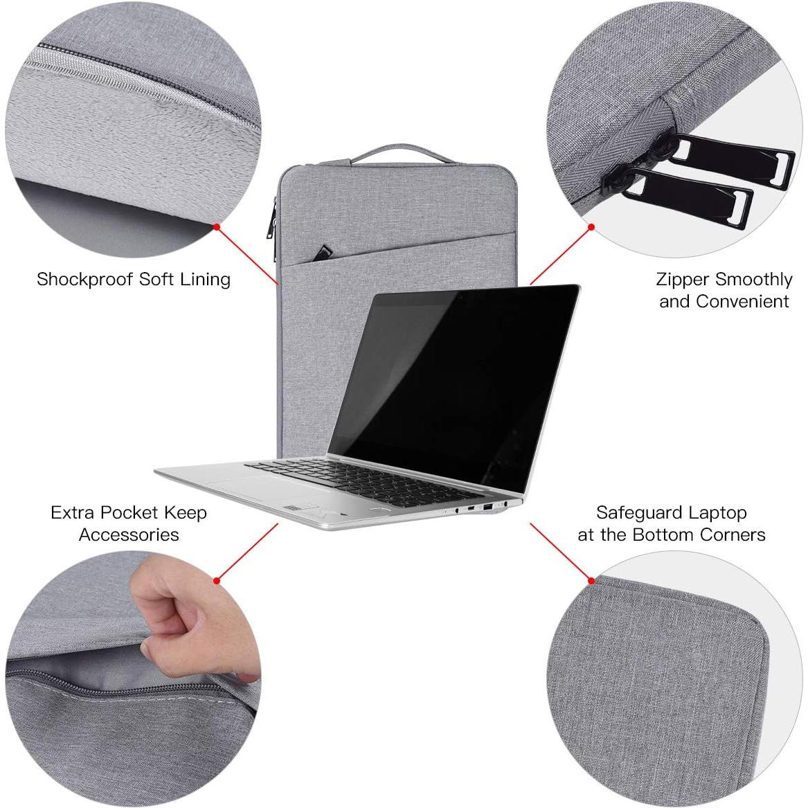 Funda 14" iKammo Gris Claro para Laptop y Chromebook