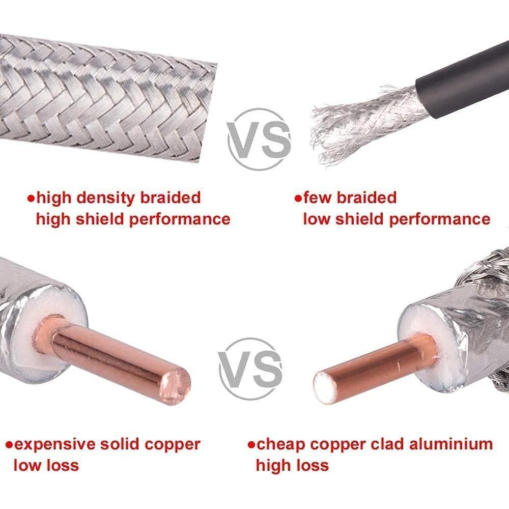 Cable coaxial SMA macho a hembra 1.83 m KMR240 XRDS-RF 50 Ohm