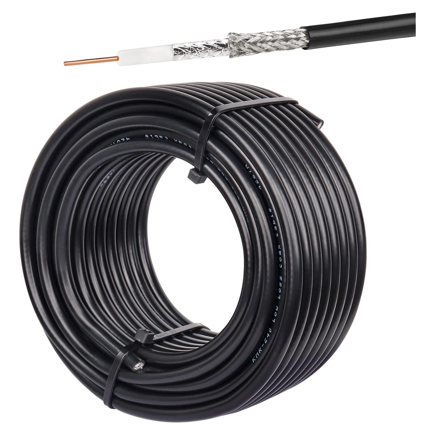 Cable Coaxial RG59 Doble Blindaje 15.24m XRDS -RF 75 Ohm