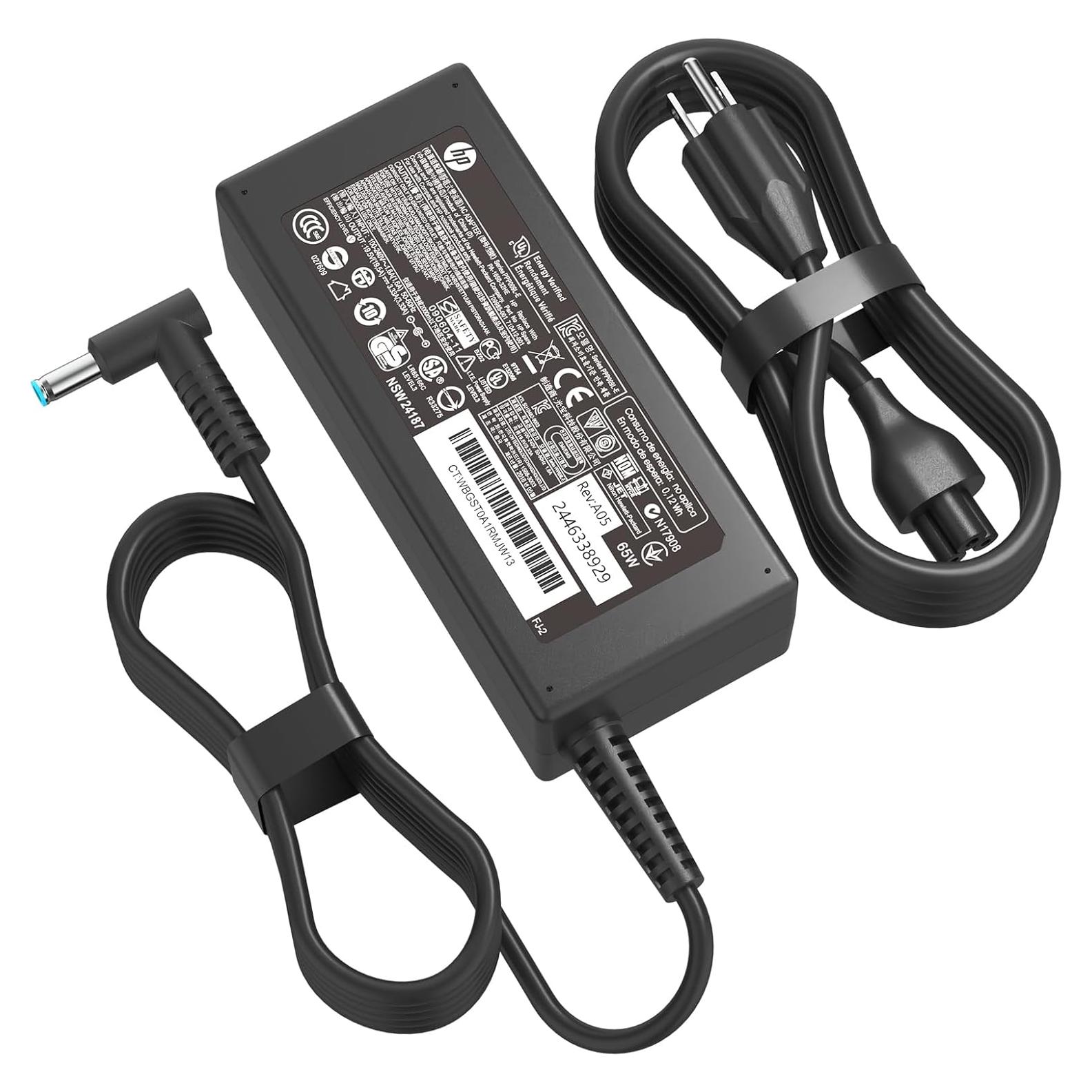 Cargador Laptop 65W HP Adaptador Corriente 4.5x3.0mm