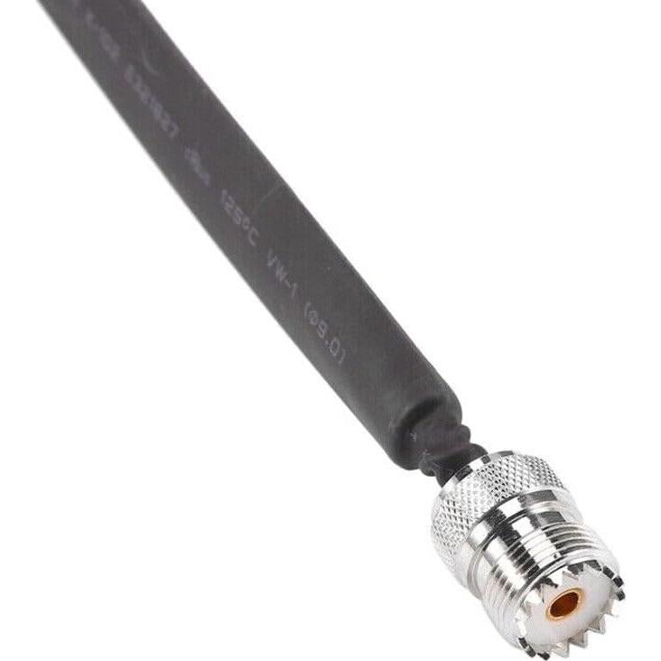 Cable Coaxial RF UHF Femenino SO239 40 cm - 2 Piezas