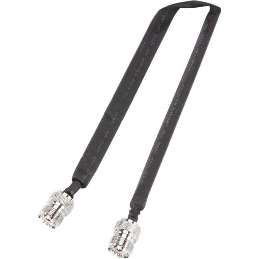 Cable Coaxial RF UHF Femenino SO239 40 cm - 2 Piezas