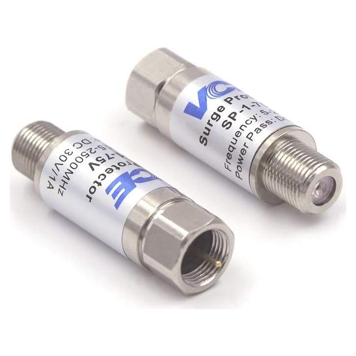 Protector de Sobretensión Coaxial VCE para Antena TV 75 Ohm