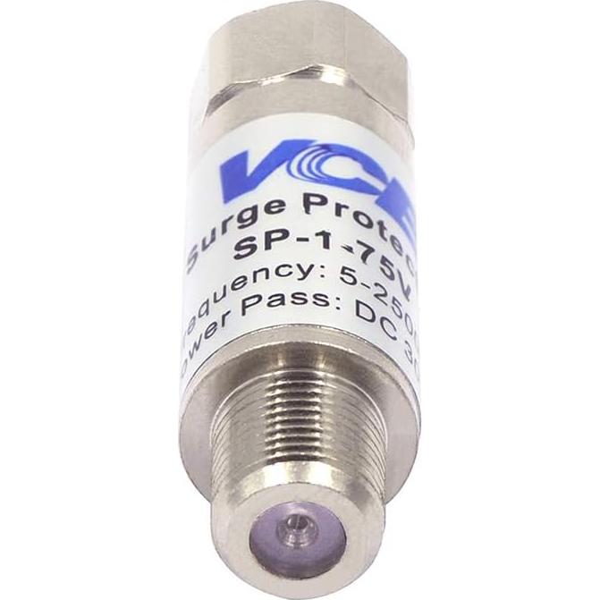 Protector de Sobretensión Coaxial VCE para Antena TV 75 Ohm