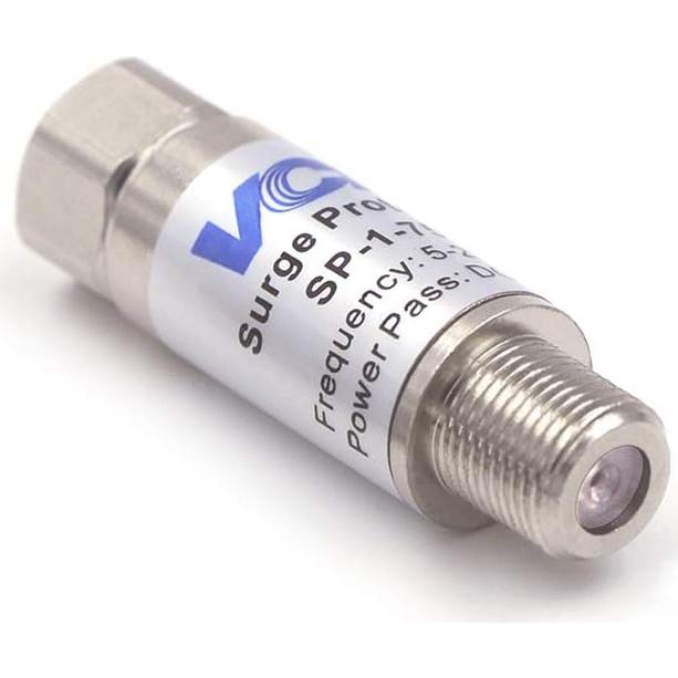 Protector de Sobretensión Coaxial VCE para Antena TV 75 Ohm
