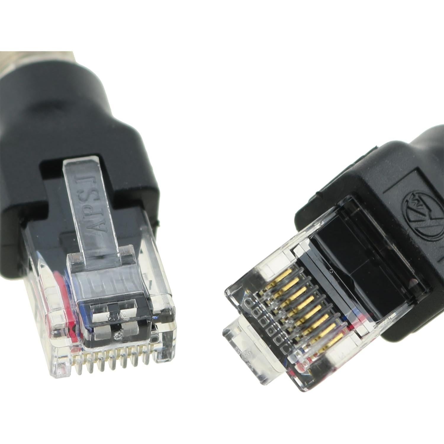 Adaptador Coaxial RF a RJ45 DGZZI 2 Piezas F Hembra Macho