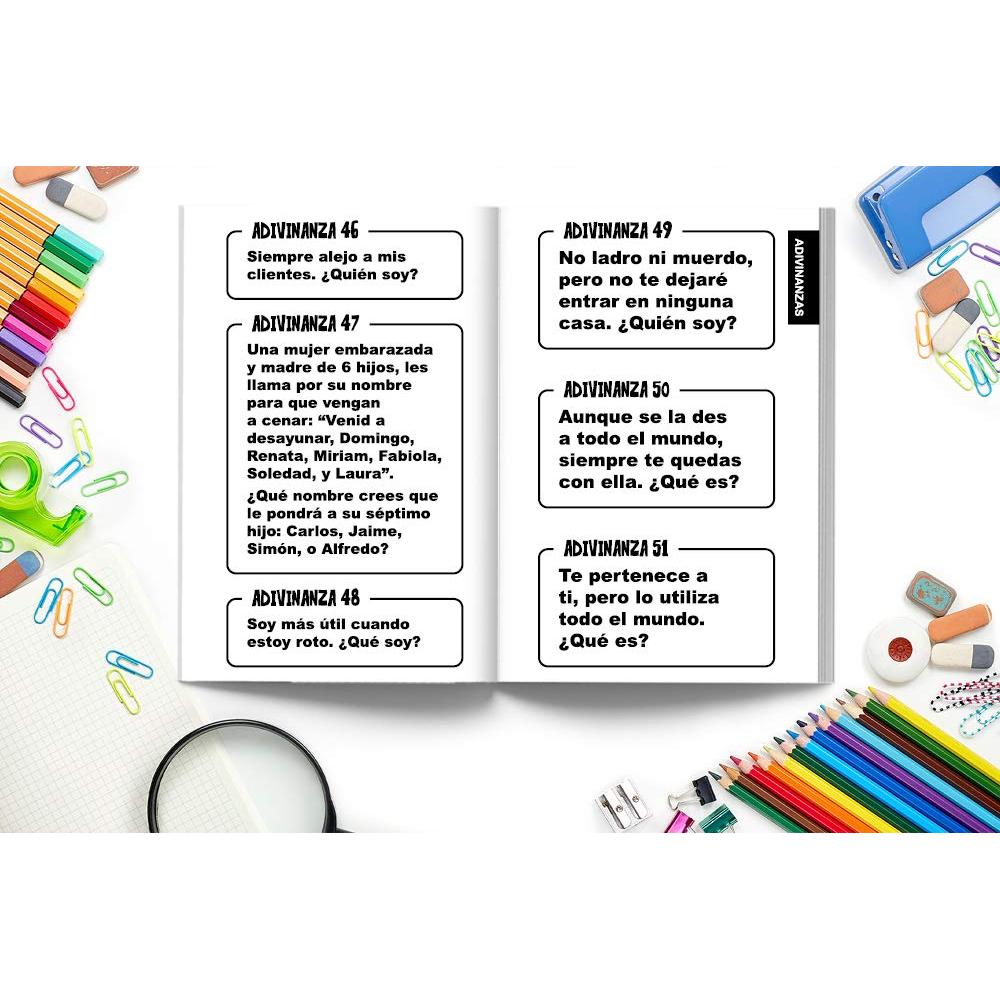 Adivinanzas para niños: 300 acertijos para chicos listos (Spanish Edition)