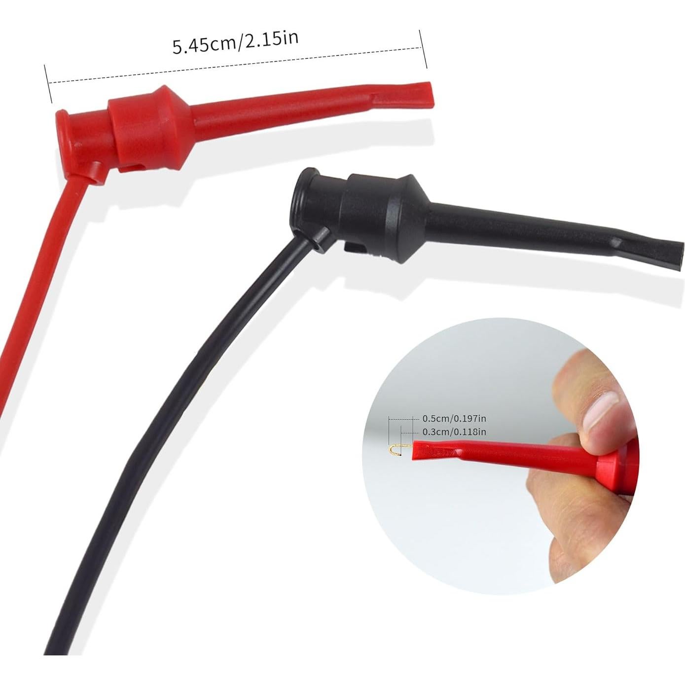 ZIBOO ZB-KIT16 Cables de Prueba BNC a Clips de Cocodrilo 6 Pzas