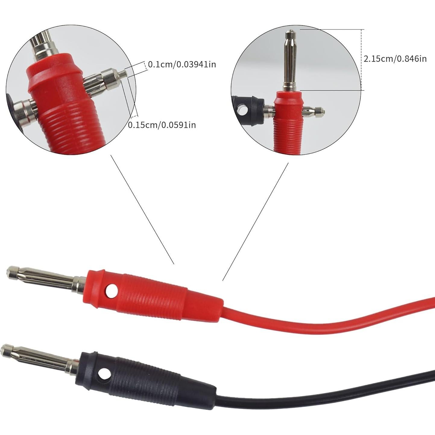 ZIBOO ZB-KIT16 Cables de Prueba BNC a Clips de Cocodrilo 6 Pzas