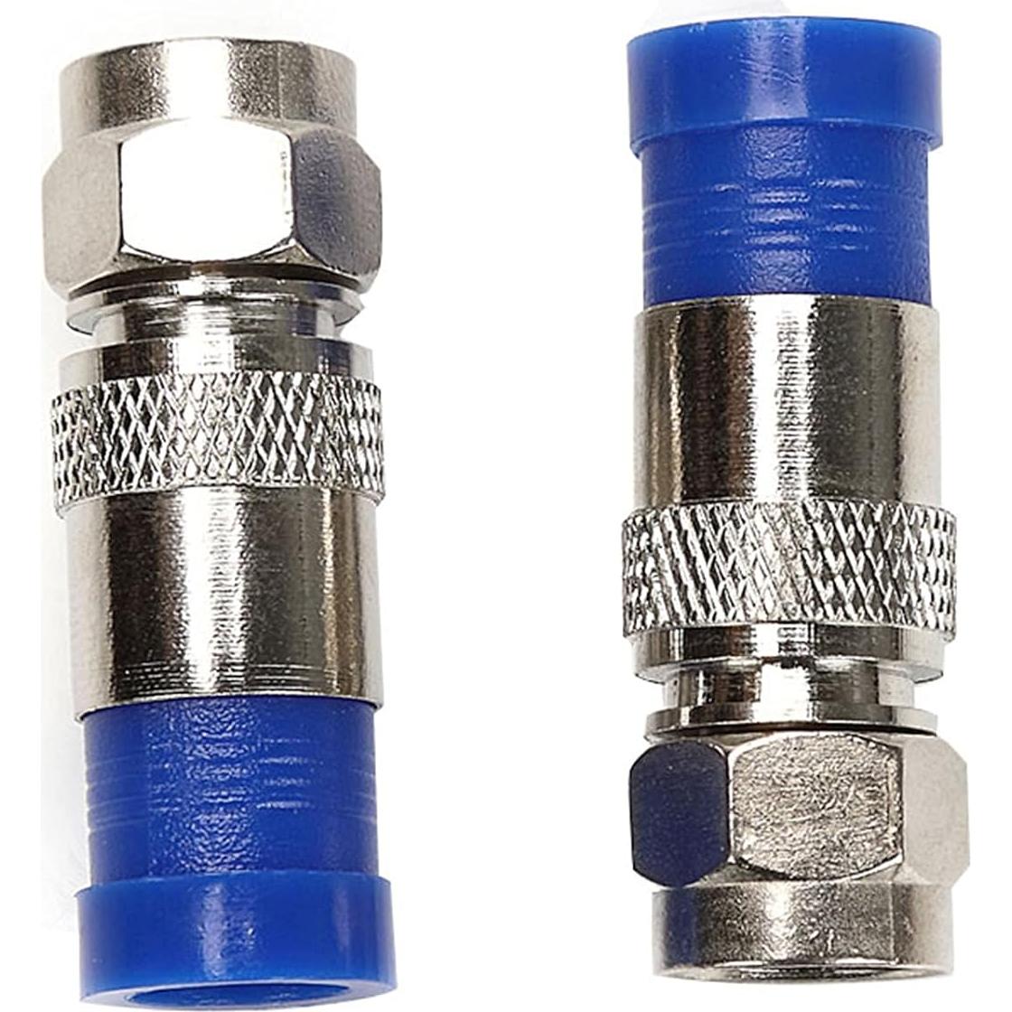 Conector de Antena RG6 Tipo F Recto TLS.eagle - Paquete 20