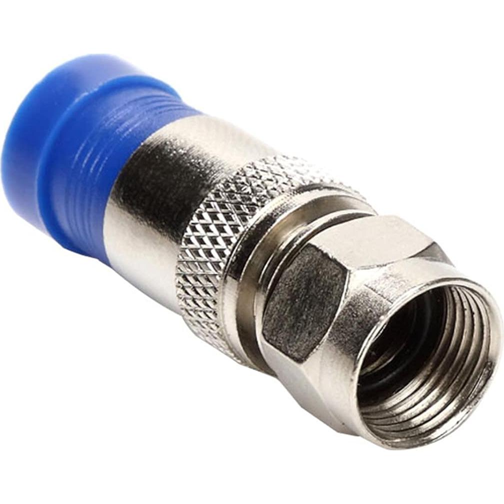 Conector de Antena RG6 Tipo F Recto TLS.eagle - Paquete 20