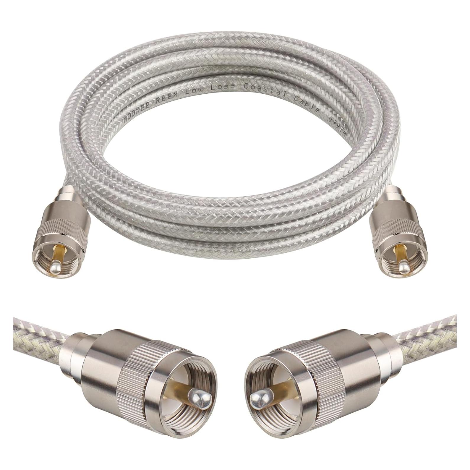 Cable Coaxial RG8X 1.83m MOOKEERF PL259 Macho a Macho