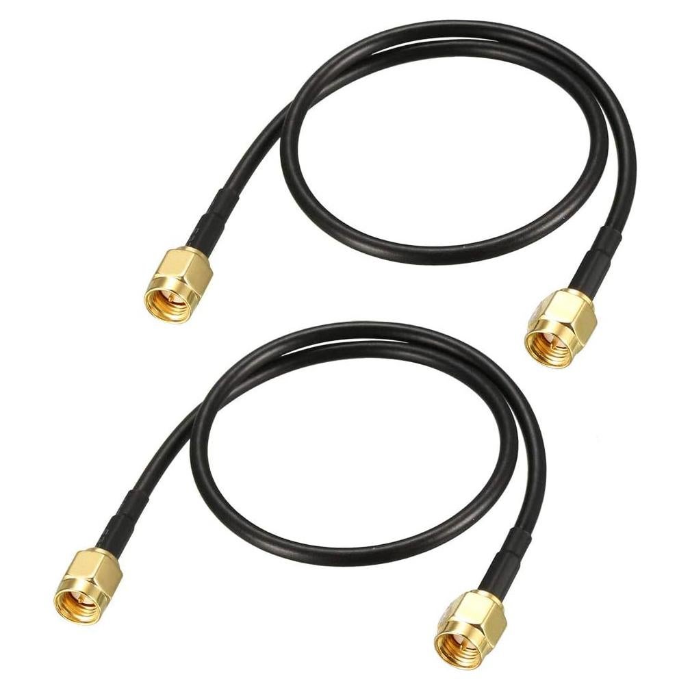 Cable Coaxial SMA Macho a Macho uxcell 0.30m 50 Ohm RG174 2pcs