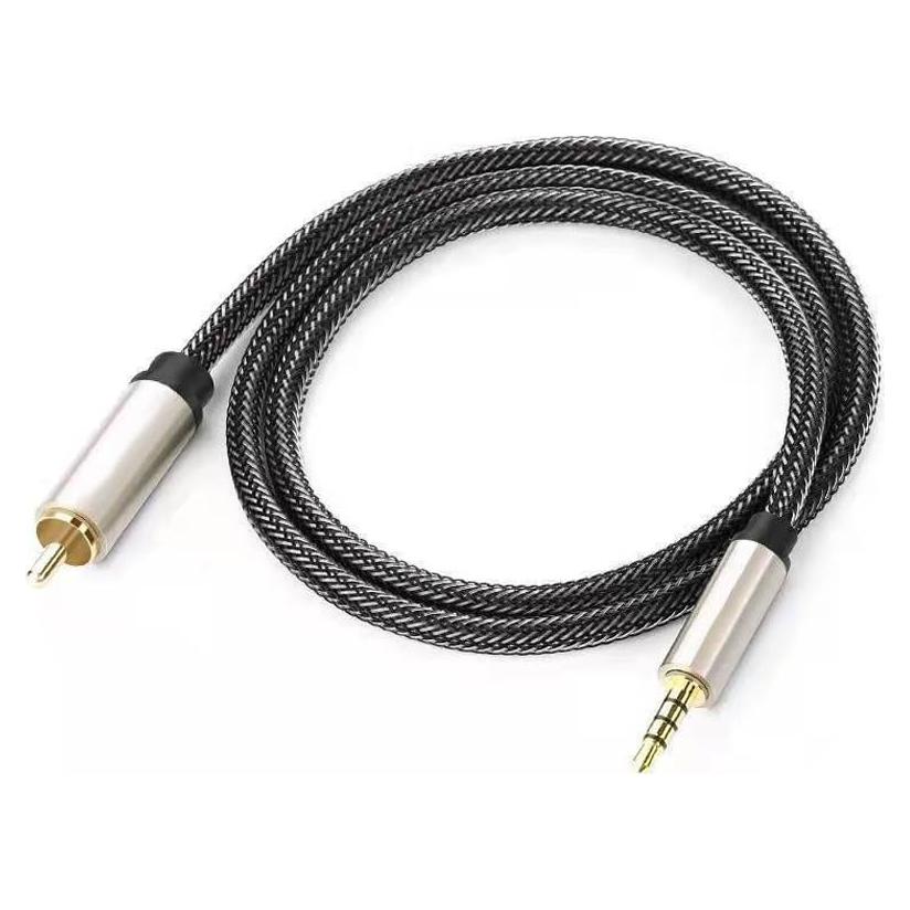 Cable de Audio Coaxial Digital SPDIF RCA a 3.5mm 1.5m Luochahaishi