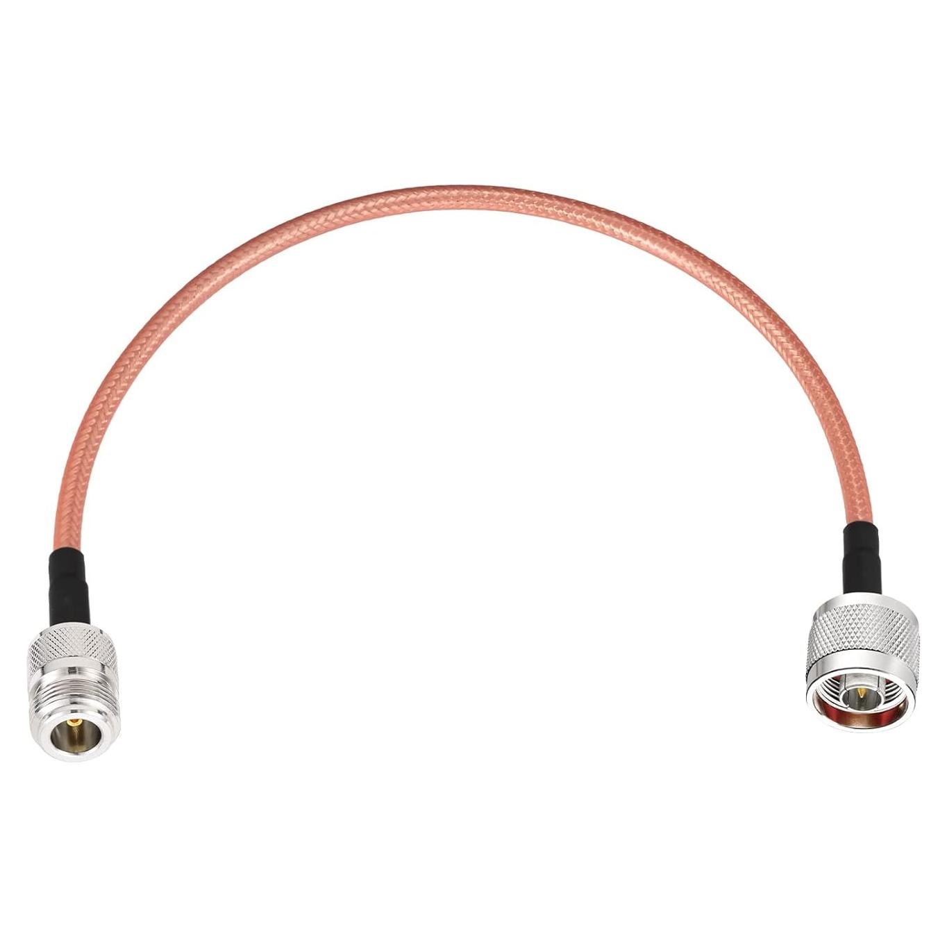 Adaptador N hembra a N macho Eightwood RG400 30cm 50 Ohm