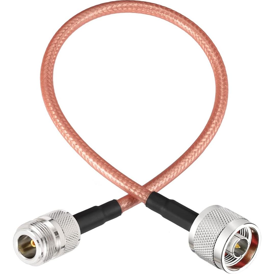 Adaptador N hembra a N macho Eightwood RG400 30cm 50 Ohm