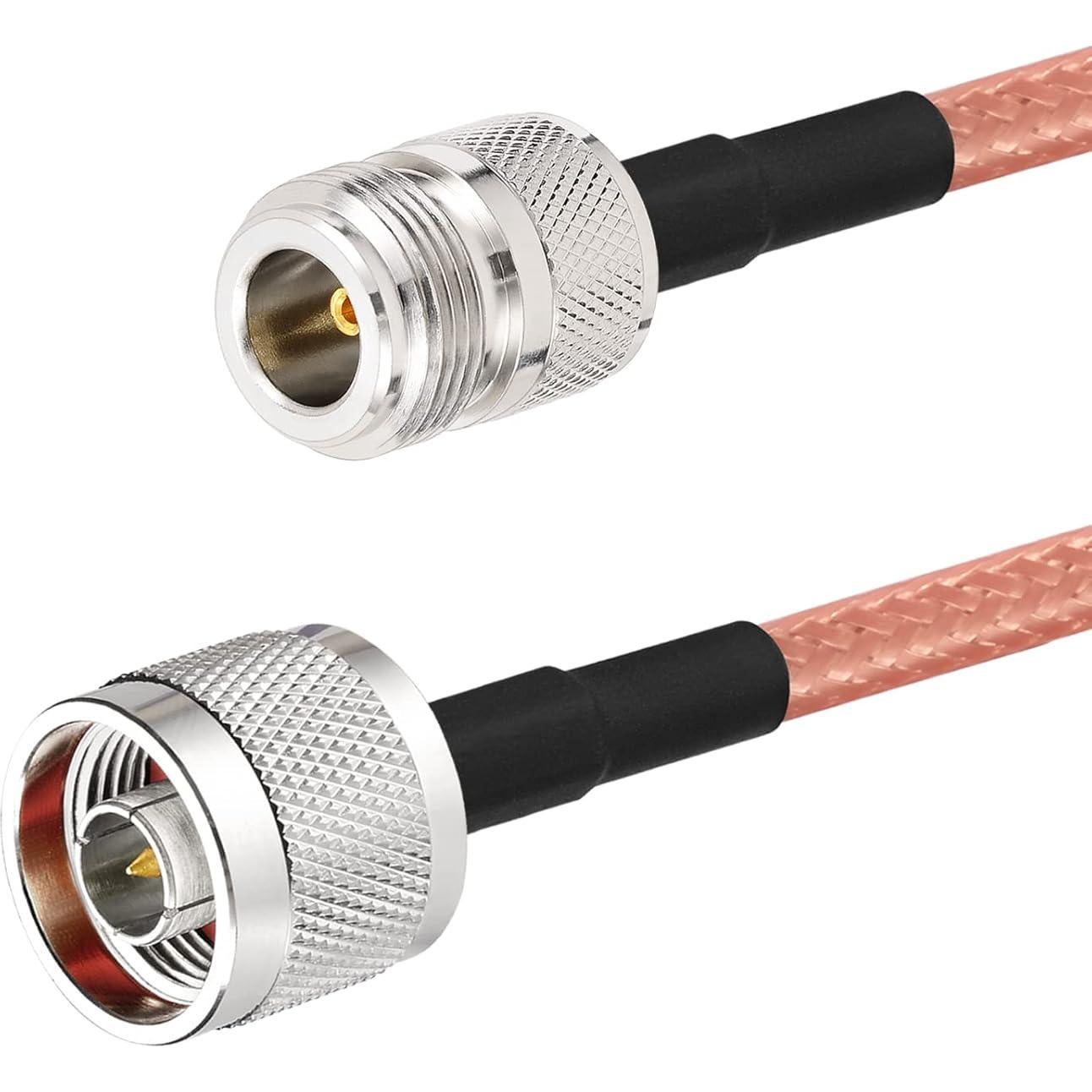 Adaptador N hembra a N macho Eightwood RG400 30cm 50 Ohm