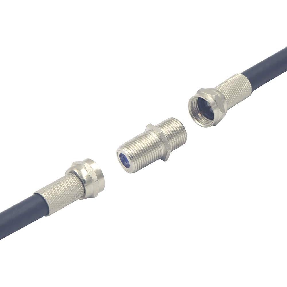Conector Coaxial VCE F-Type Hembra a Hembra RG6 - Paquete de 2