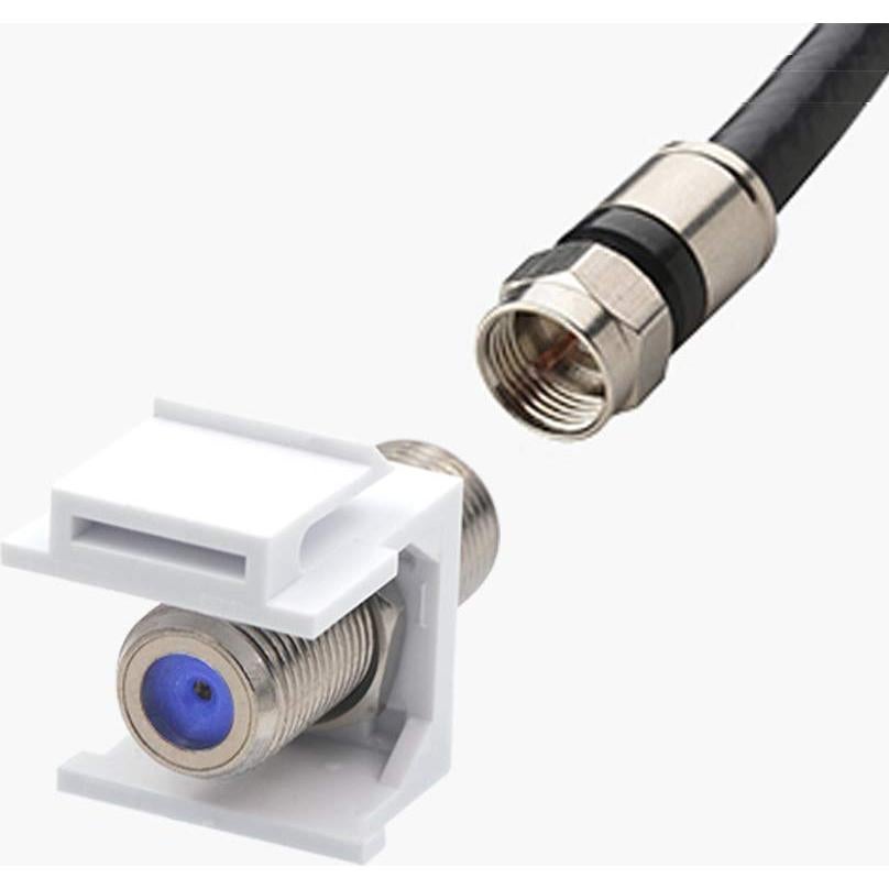 Insertos Keystone Coaxiales VCE RG6 Paquete de 10 - 3GHz