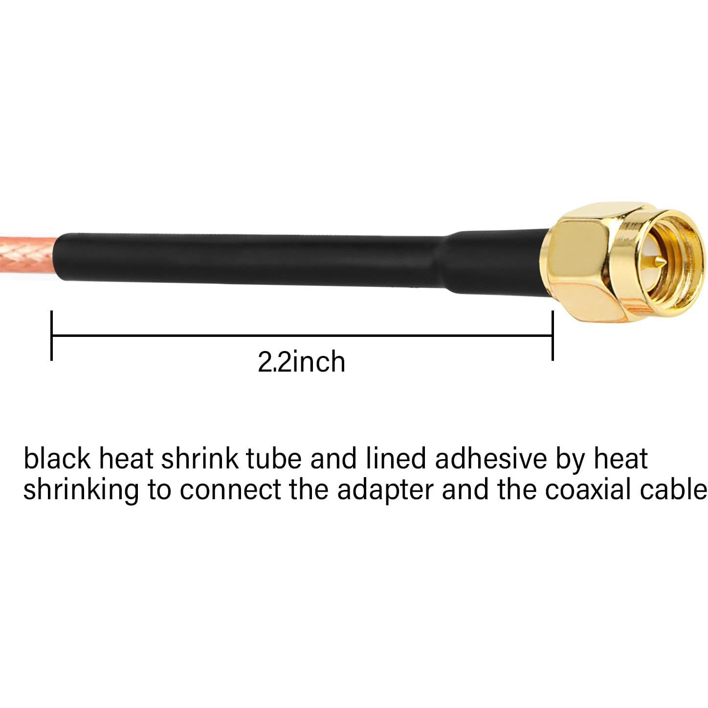 Cable Coaxial SMA Macho a Macho 7.62 m XRDS-RF RG316