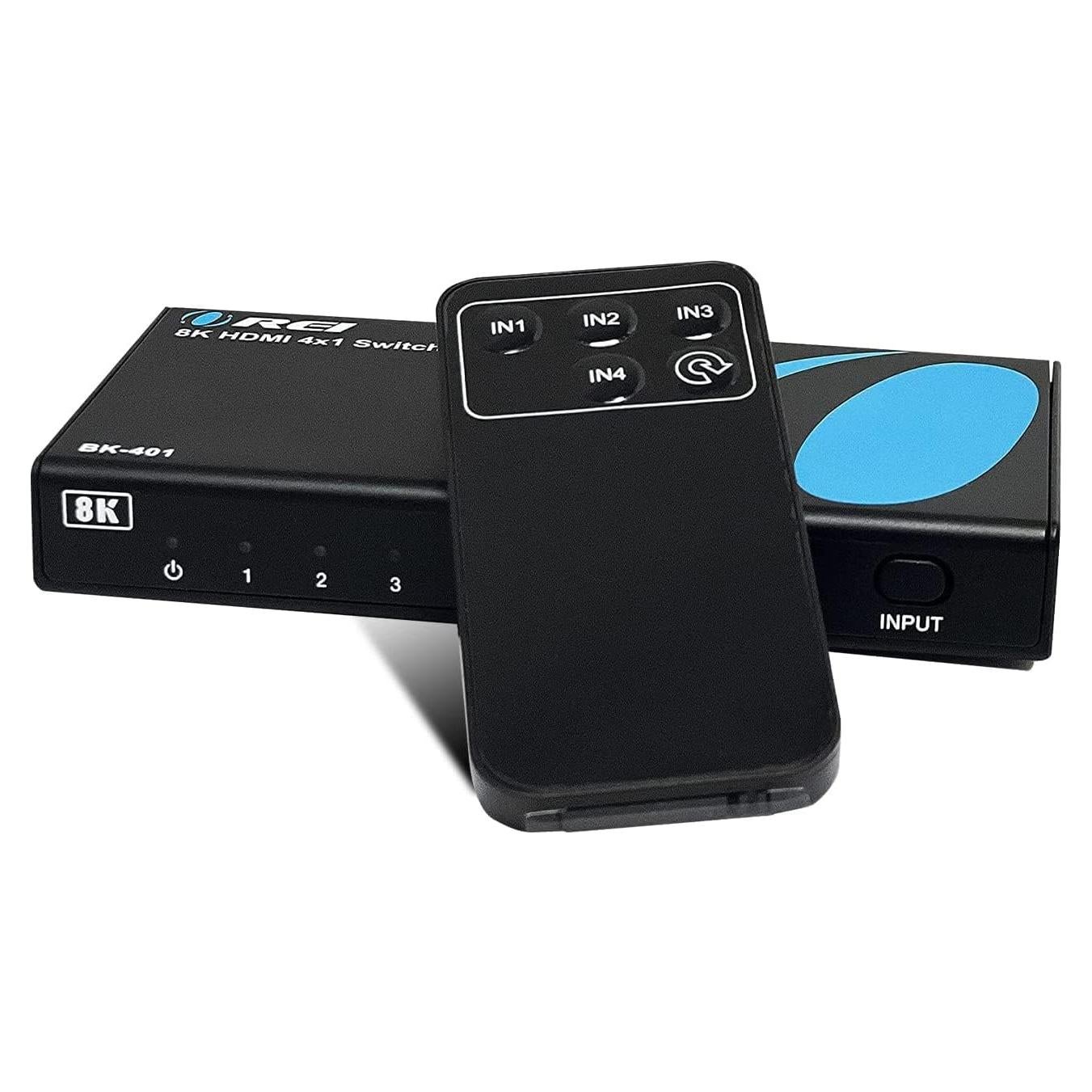 Interruptor HDMI 8K 4x1 OREI BK-401 48Gbps 4K@120Hz