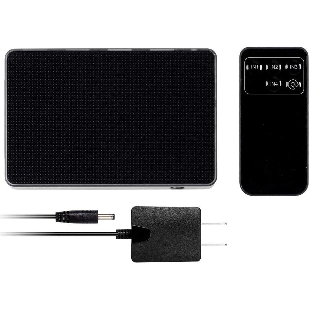 Conmutador HDMI 4K 4x1 Monoprice con extractor de audio