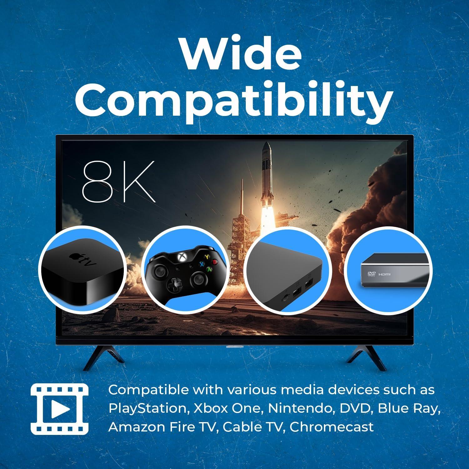 Interruptor Matriz HDMI 8K OREI BK-402A 4x2 con Extractor de Audio