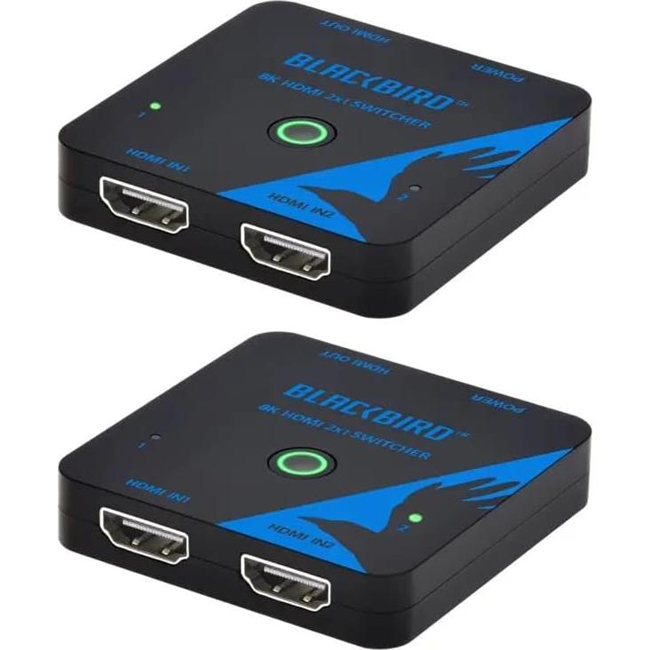 Interruptor HDMI 2x1 Monoprice 8K@60Hz 48Gbps HDCP 2.3