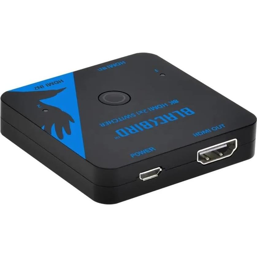 Interruptor HDMI 2x1 Monoprice 8K@60Hz 48Gbps HDCP 2.3