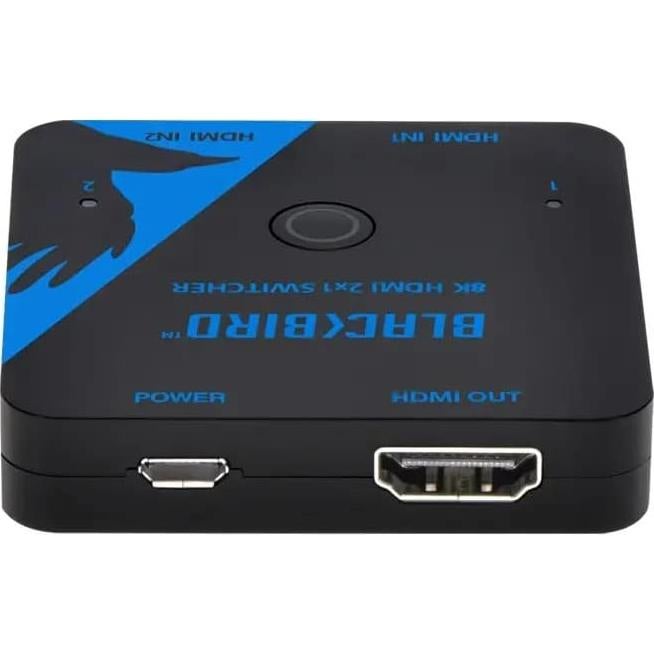 Interruptor HDMI 2x1 Monoprice 8K@60Hz 48Gbps HDCP 2.3
