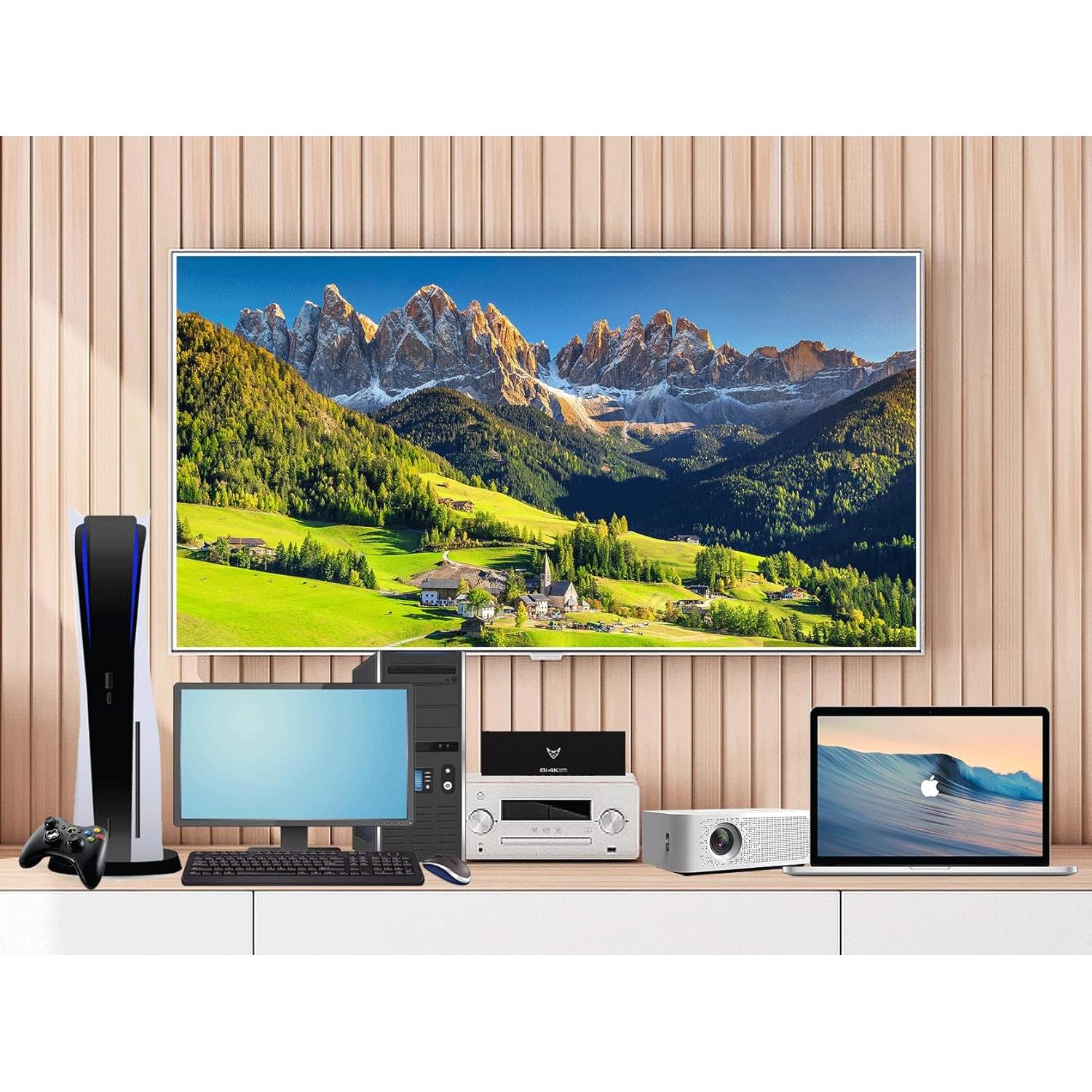 Conmutador HDMI 8 Puertos 4K@30Hz DiamondTiger con Control Remoto