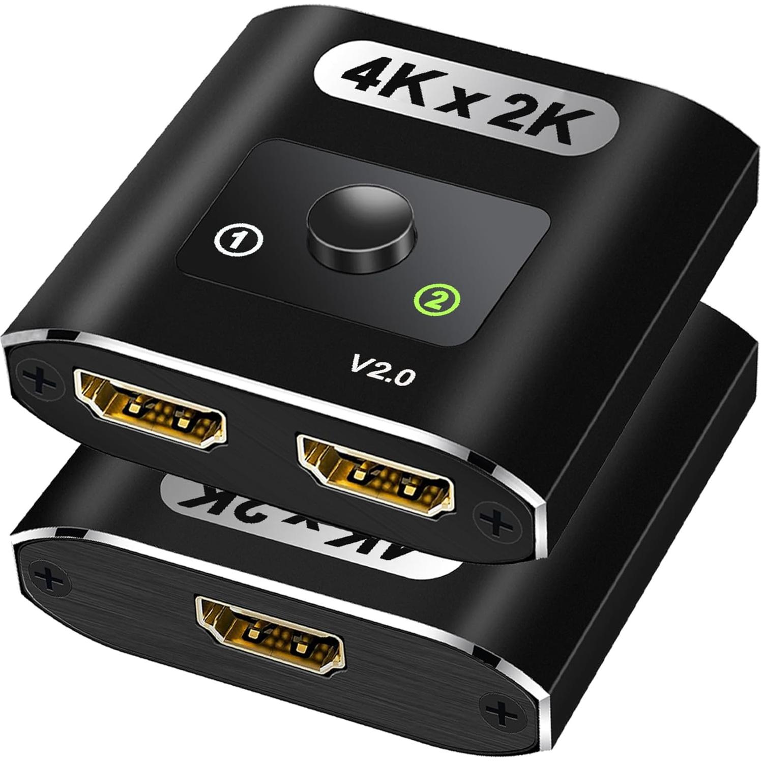 Divisor HDMI 4K 60Hz AUKOKIOULA 1 en 2 Salidas Bi-Direccional